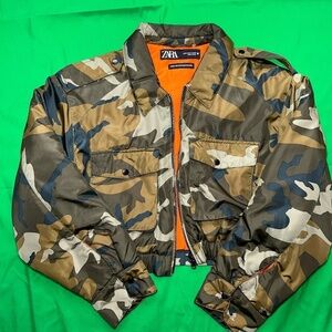 Zara Crop Lightweight Jacket